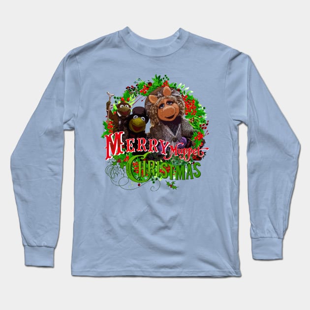 Merry Muppet Christmas Long Sleeve T-Shirt by MonkeyKing